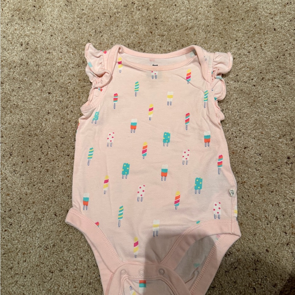 Baby GAP Ruffle Tank Bodysuit Bundle - Picture 2 of 6